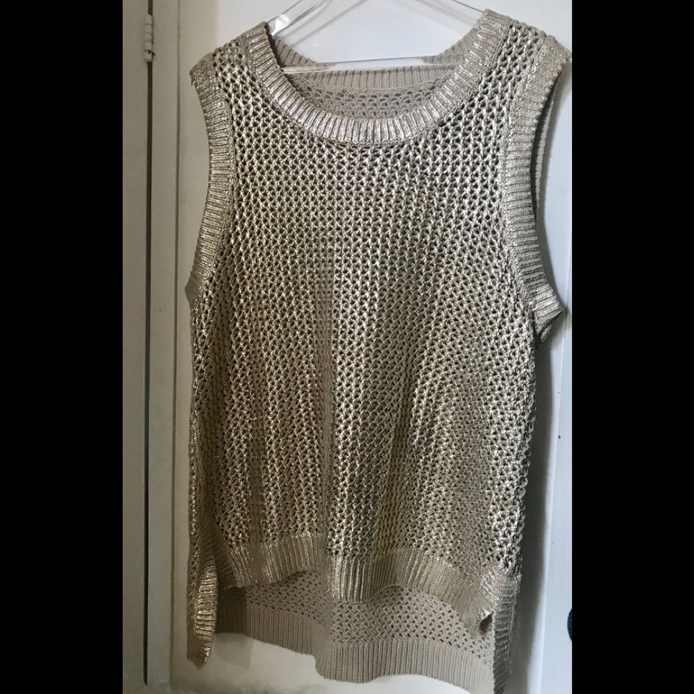 Gold Metallic Tunic